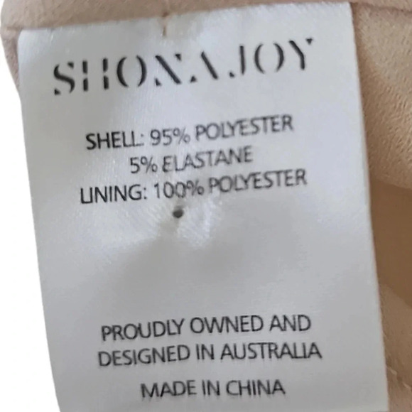Shona Joy Soiree Bias Cowl Maxi Dress Rose Gold Size 6 - Picture 8 of 11